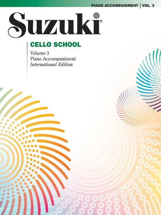 Suzuki Cello School Volume 3, Piano Accompaniment