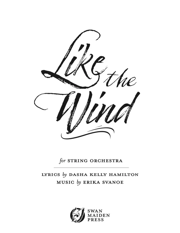 Svanoe: Like the Wind (Version for String Orchestra)