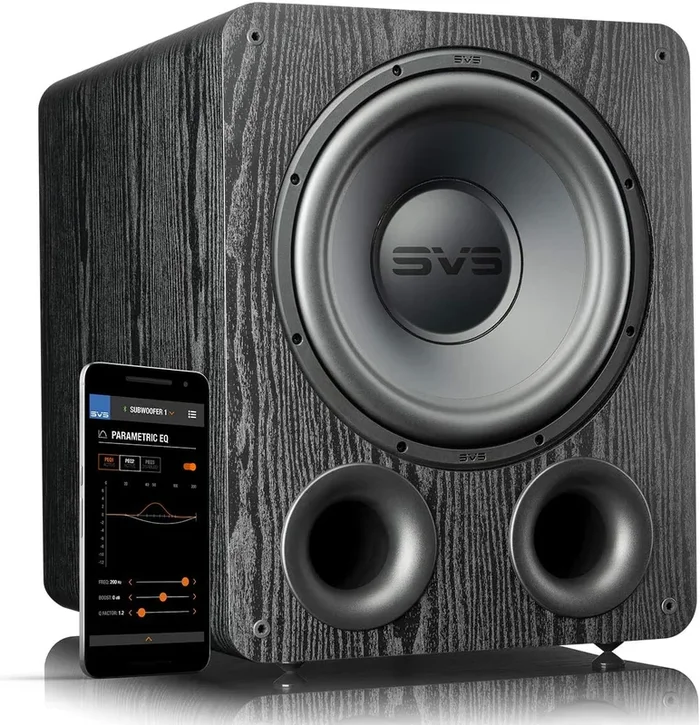 SVS PB-1000 Pro 12″ Ported Subwoofer (Black Ash)