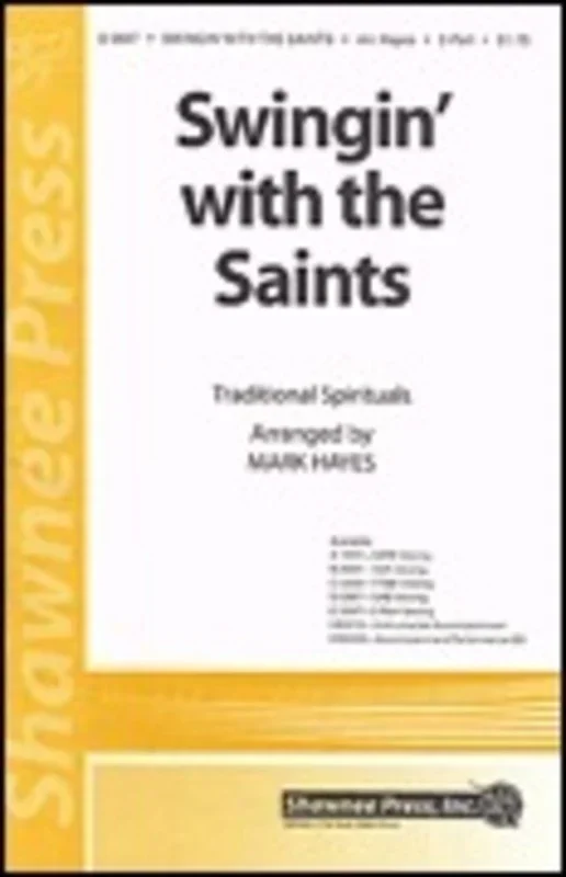 Swingin With The Saints Mark Hayes Book