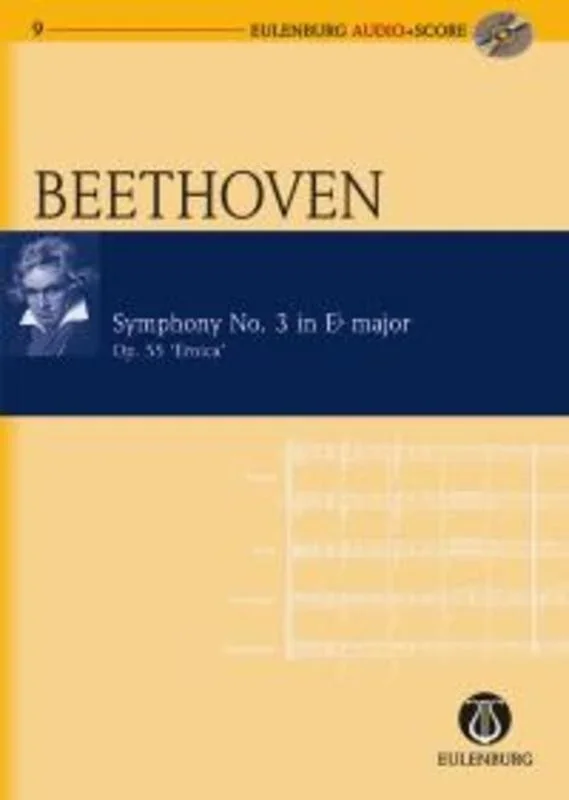 Symphony No 3 Op 55 E Flat Eroica Book/CD (Music Score/CD) Book