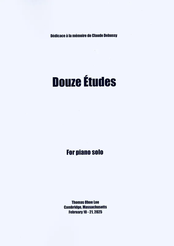 T.O. Lee: 12 Études