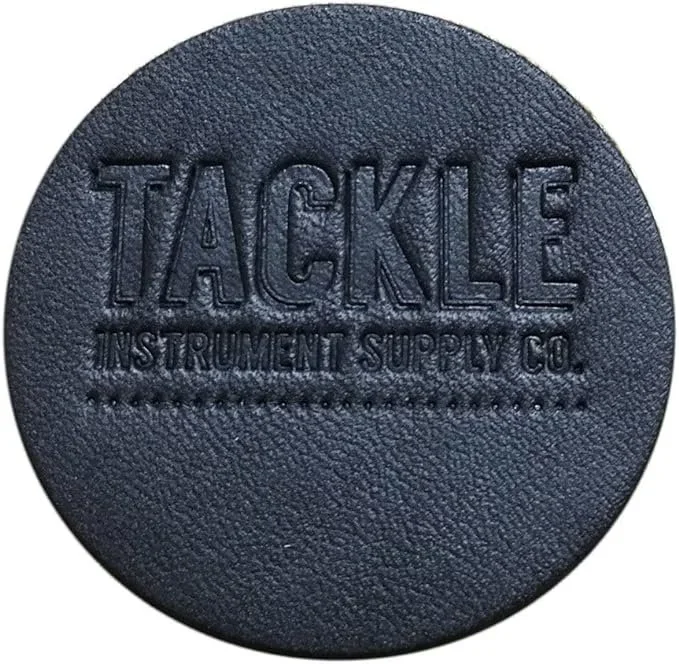 Tackle Large Leather Bass Drum Beater Patch – Black