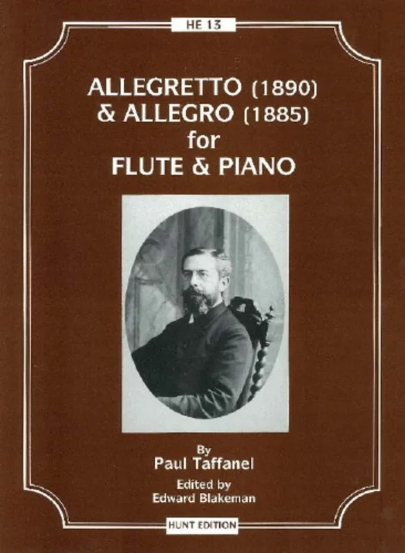 Taffanel – Allegretto And Allegro Flute/Piano (Softcover Book)