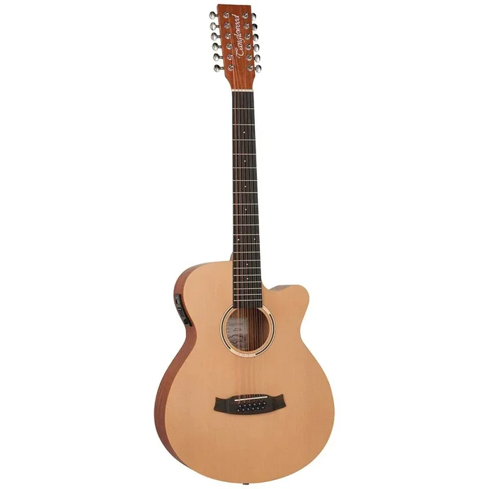 Tanglewood TR4-12-CE Roadster II Superfolk 12-String Cutaway Guitar with Pickup