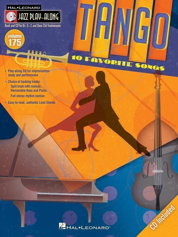 Tango Jazz Play Along Book/CD V175 (Softcover Book/CD)