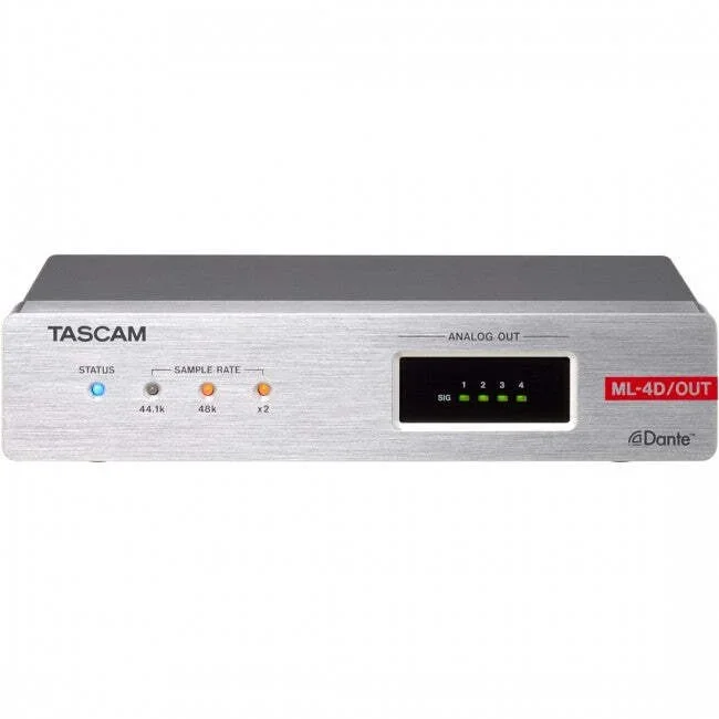 Tascam ML-4D/OUT-X DANTE Compact Processor