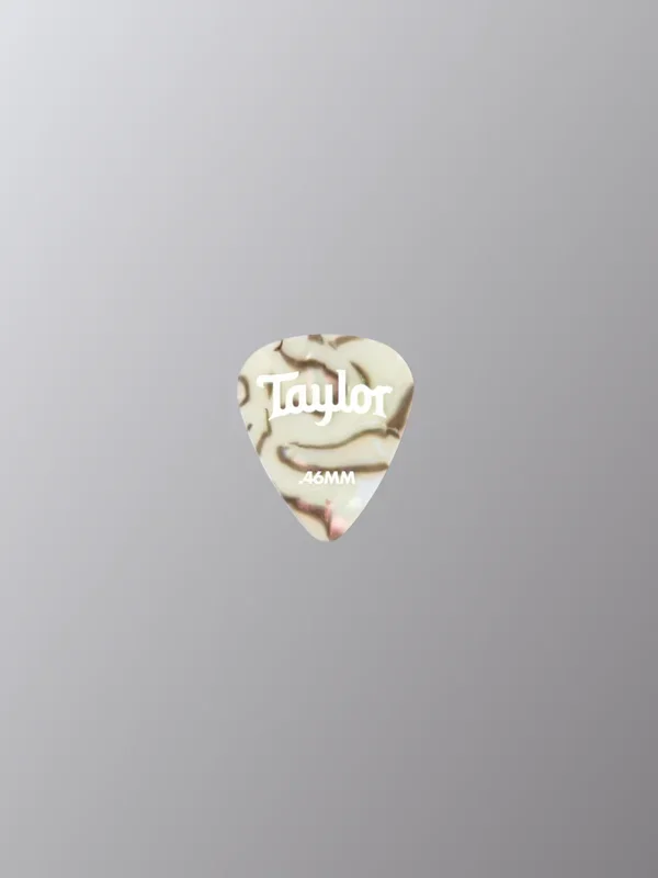 Taylor Celluloid 351 Guitar Picks-Abalone-12 pack of .71mm