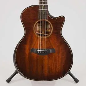 Taylor Koa Series K24ce Builder’s Edition Grand Auditorium Acoustic-Electric Guitar – Koa Top with Koa Back and Sides