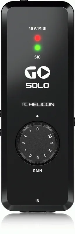TC Helicon Go Solo HD Audio Midi Interface