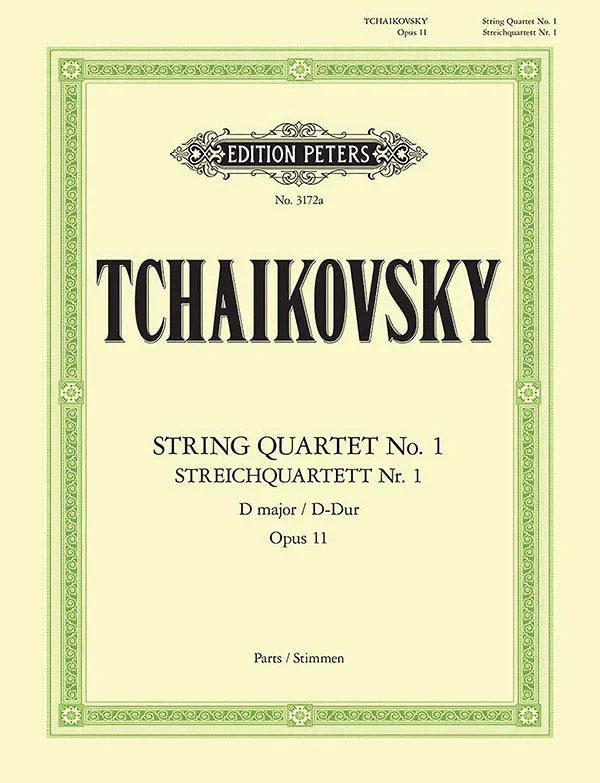 Tchaikovsky: String Quartet No. 1 in D Major, Op. 11