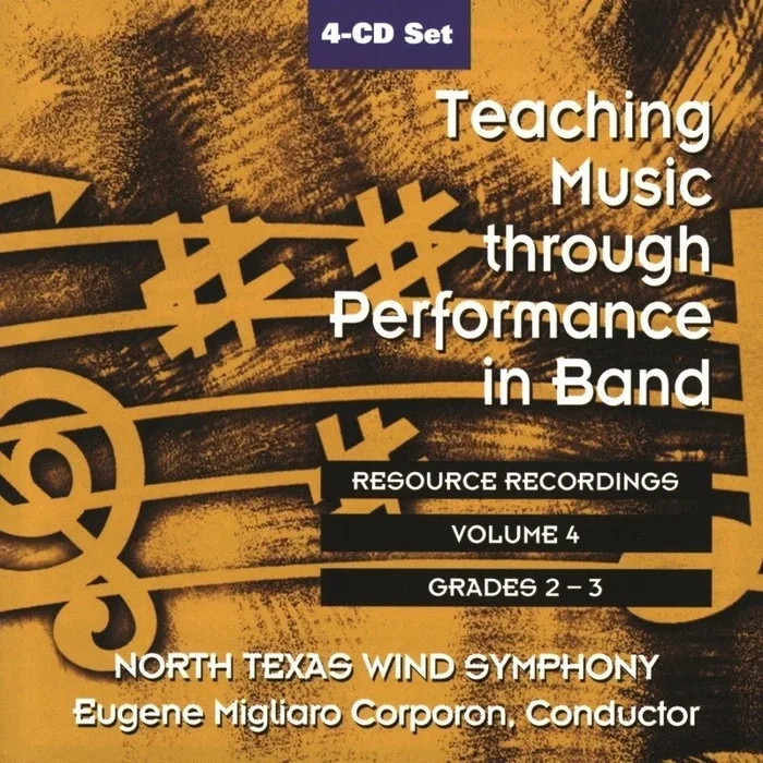 Teaching Music Through Perf Band CD V4 Gr 2 And 3 (4-CD Set) Book