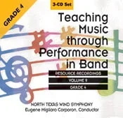 Teaching Music Through Performance in Band, Vol. 9 – Grade 4 CD