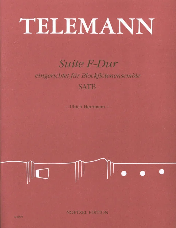Telemann: Suite in F Major (arr. for SATB recorders)