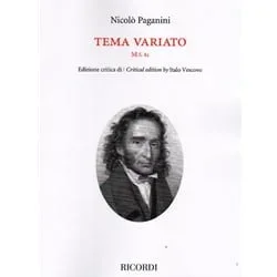 Tema Variato M.S. 82 – Violin Unaccompanied
