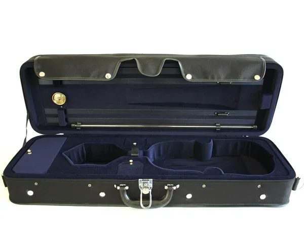 TG Oblong Violin Case-Hill Style Black/Blue 1/2