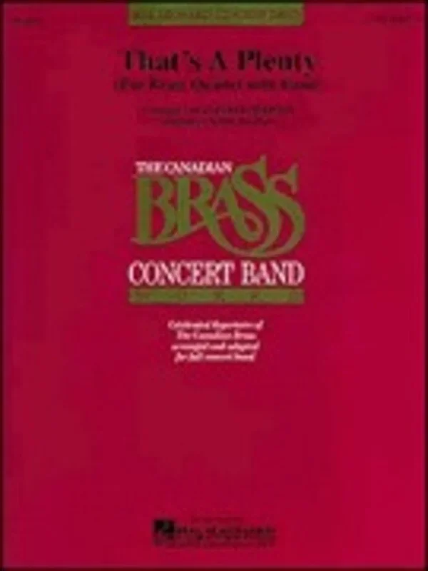 Thats A Plenty (Brass Qnt W/Band) Concert Band Gr 4 (Music Score/Parts)