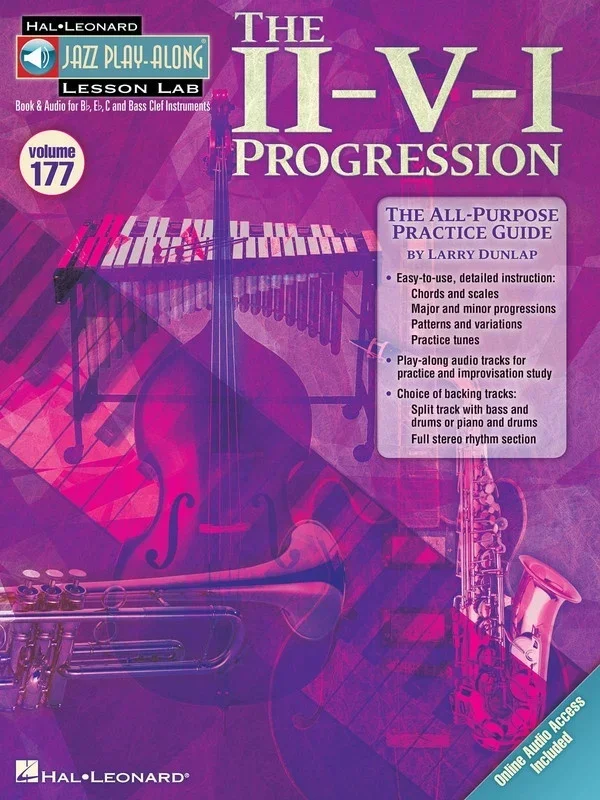 The Ii-V-I Progression Jazz Playalong V177 Book/Online Audio (Softcover Book/Online Audio)
