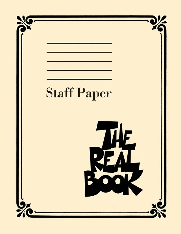 The Real Book Staff Paper 9St 400Pg Perforated