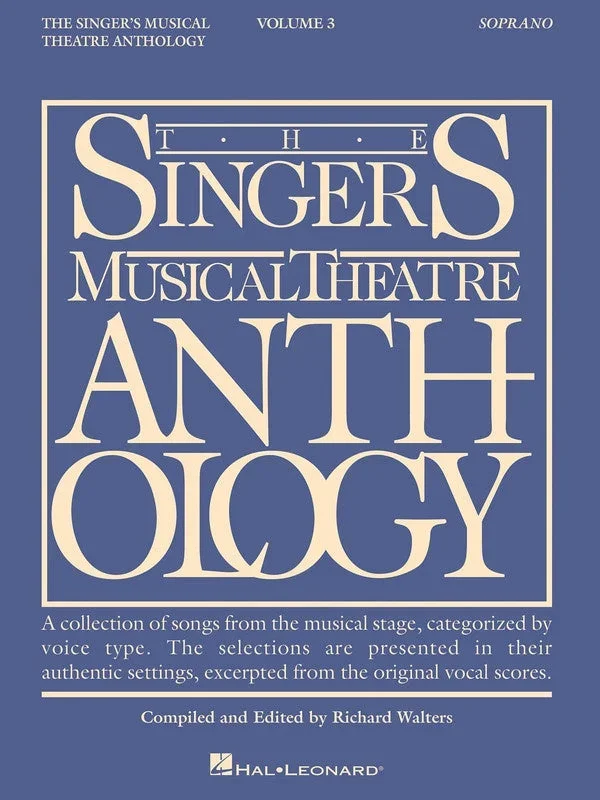 The Singer’s Musical Theatre Anthology Vol.3 – Soprano