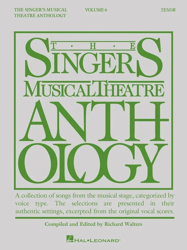 The Singer’s Musical Theatre Anthology Vol.6 – Tenor
