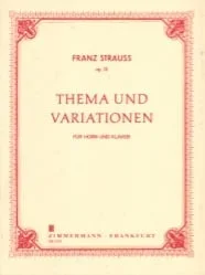Theme and Variations, Op. 13 – Horn and Piano