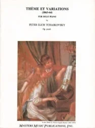 Theme et Variations, Op. posth – Piano