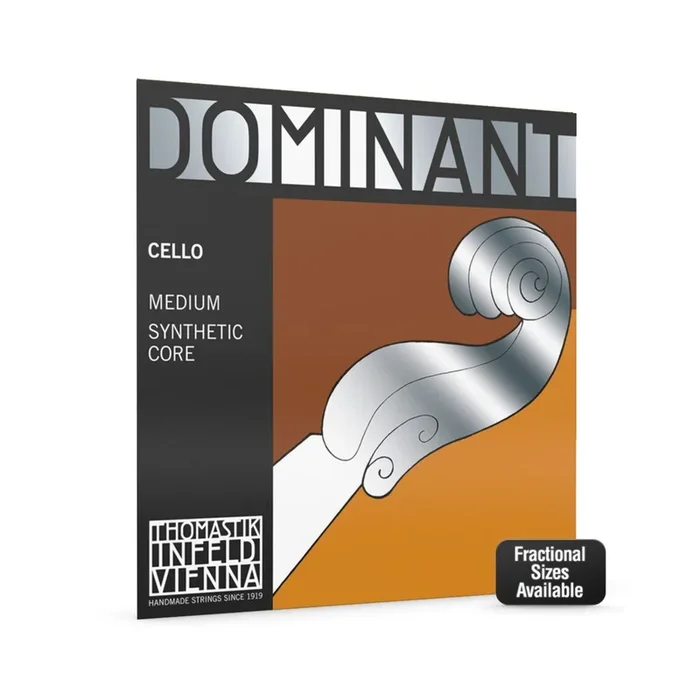 Thomastik 145H Dominant Cello ‘C’ String 1/2 Size Synthetic Core Chrome Wound