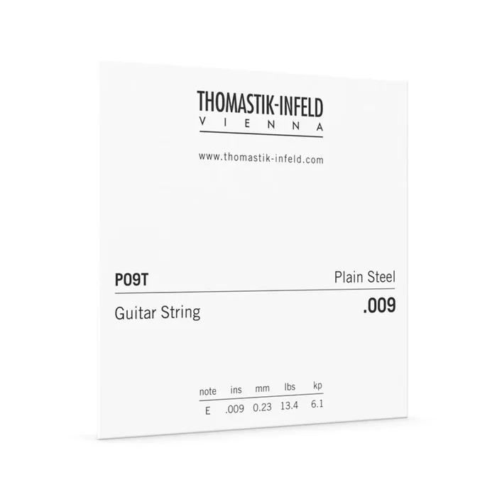 Thomastik DTP09T .009 Plain Tin Plated Steel String for Acoustic Guitar