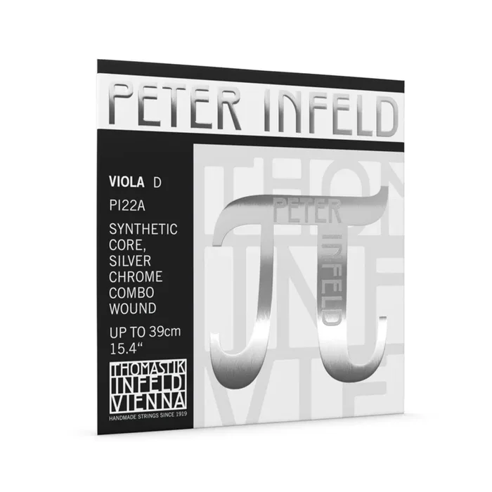 Thomastik PI22A Peter Infeld Viola D Chrome Combo Wound String – Medium Gauge