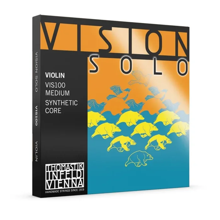 Thomastik Vision Solo Violin String Set 4/4 Medium DTVIS100