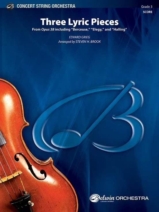 Three Lyric Pieces String Orchestra Gr 3