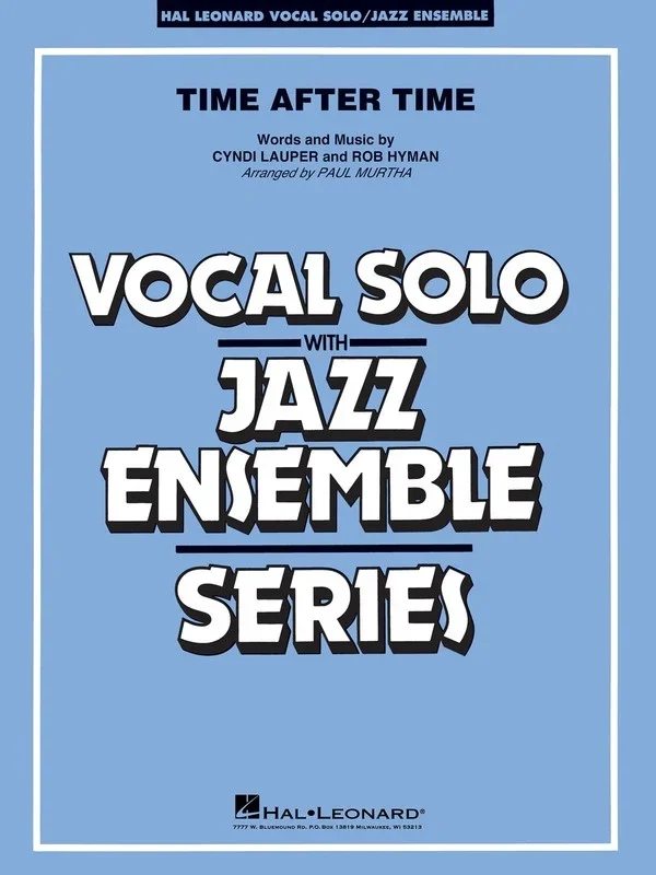 Time After Time (Key C) VoJunior Ensemble 3-4 Score/Parts