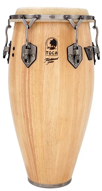 Toca Traditional Series 11-3/4″ Wooden Conga in Natural