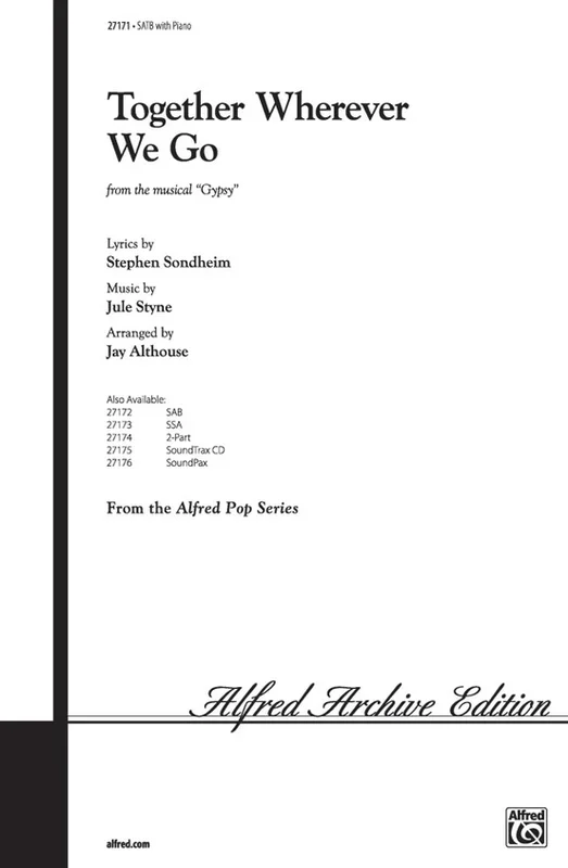 Together Wherever We Go SATB/Piano Arr Althouse