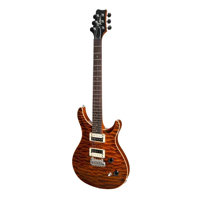 Tokai Contempary Series LG150Q OAK Quilted Maple Top Electric Guitar (Oak Stain)