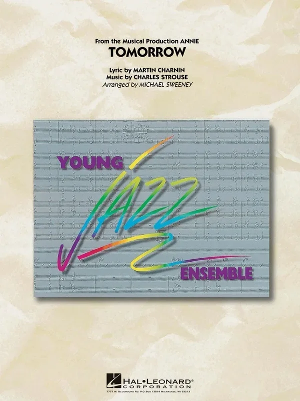 Tomorrow Junior Ensemble 3 From Annie (Music Score/Parts)