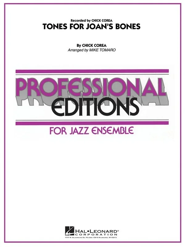 Tones For Joans Bones Proed5 (Music Score/Parts)