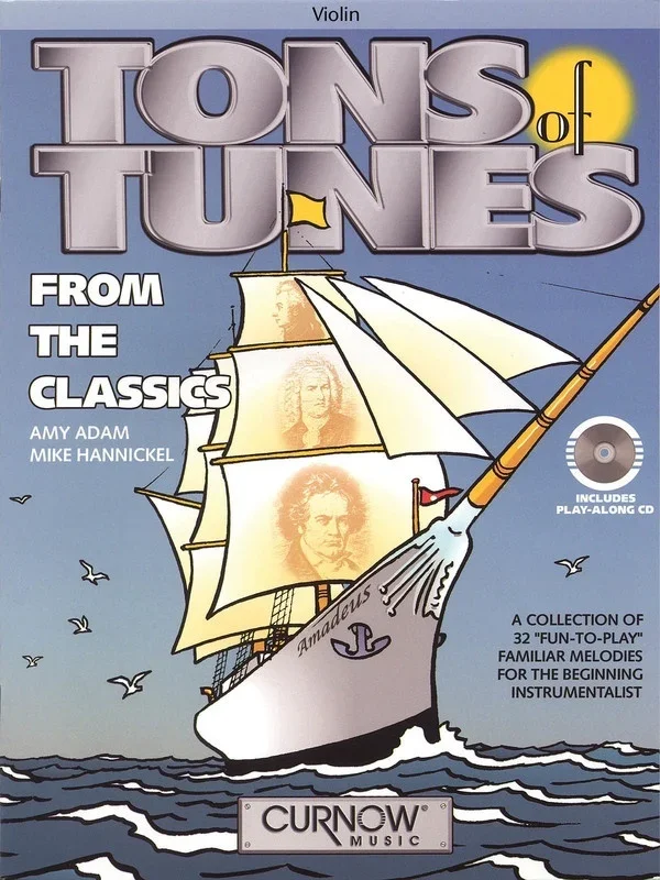 Tons Of Tunes From The Classics Book/CD Violin (Softcover Book/CD)