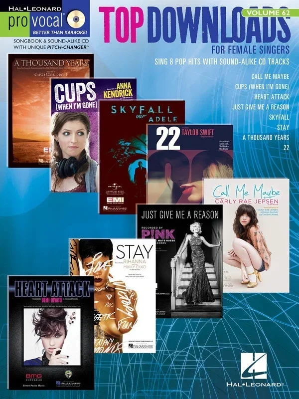 Top Downloads Pro Vocal Womens Ed V62 Book/CD (Softcover Book/CD)
