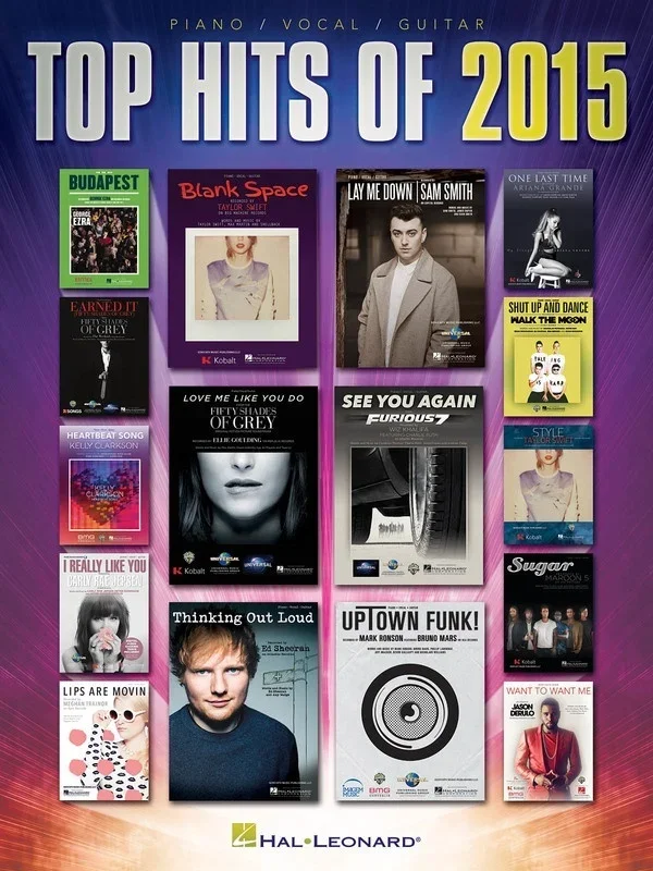 Top Hits Of 2015 PVG (Softcover Book)
