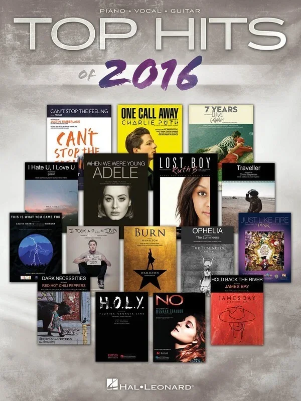 Top Hits Of 2016 PVG (Softcover Book)