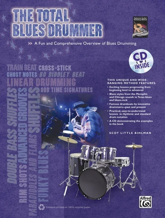 Total Blues Drummer Book/CD