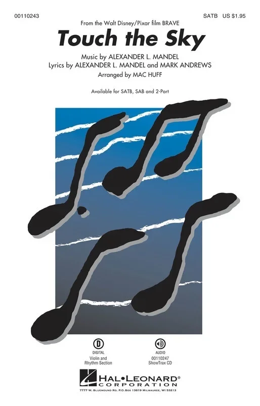 Touch The Sky (From Brave) SATB (Octavo)