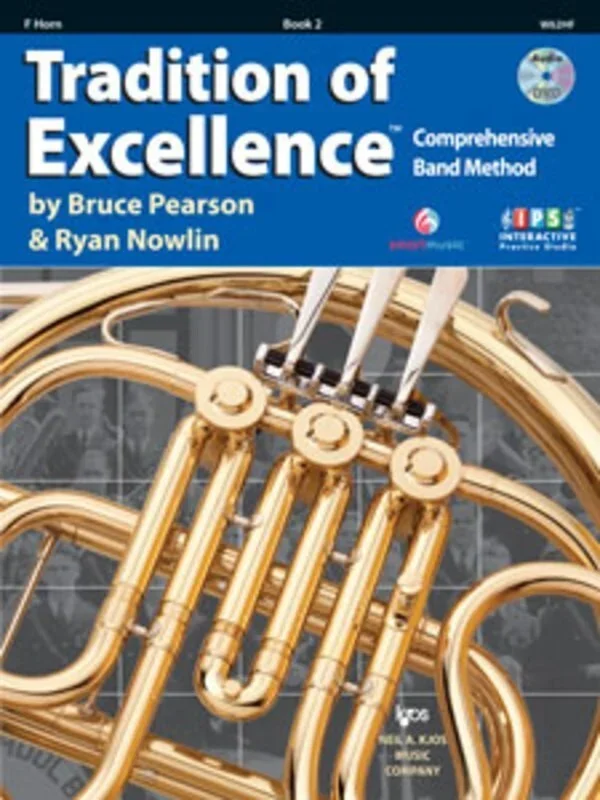 Tradition Of Excellence Book 2 F Horn Book/DVD (Softcover Book/DVD)
