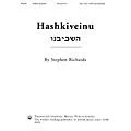 Transcontinental Music Hashkiveinu SATB composed by Stephen Richards Standard