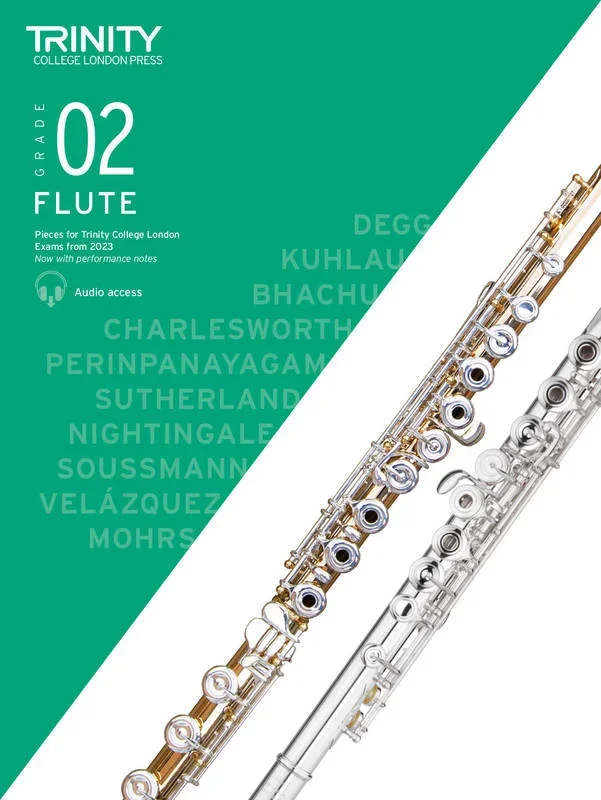 Trinity Flute Exam Pieces from 2023 – Grade 2