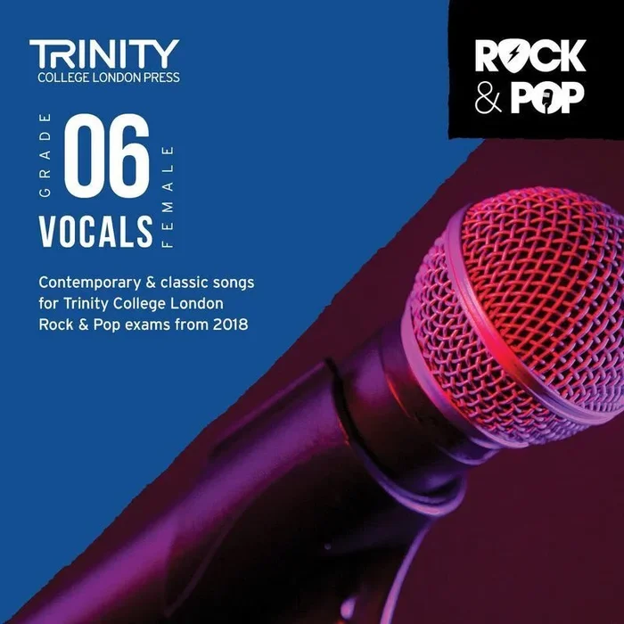 Trinity Rock and Pop Female Vocals Gr 6 CD 2018 (CD Only)