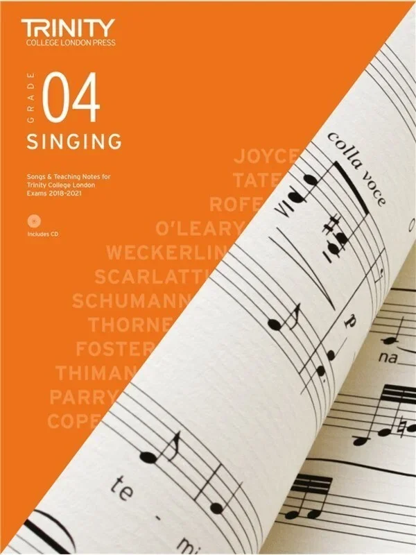 Trinity Singing Grade 4 2018 Book/CD (Softcover Book/CD)