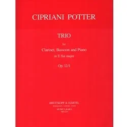 Trio In E-flat Major, Op. 12 No. 1 – Clarinet, Bassoon, and Piano